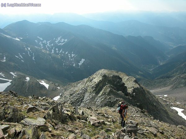 LoyBcn de subida a la Roca Entrevessada