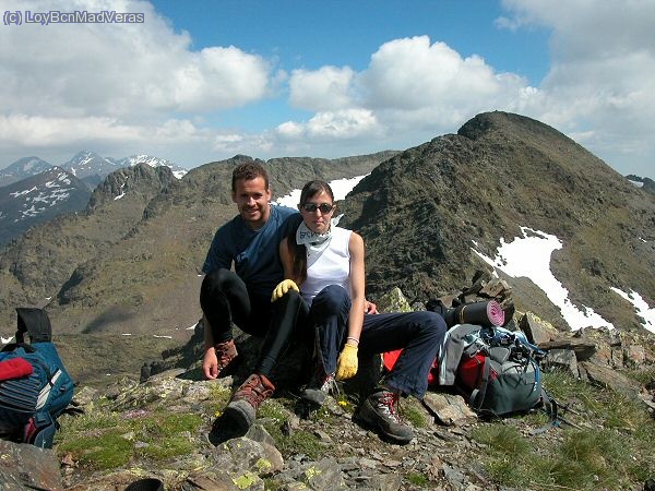 En la cima del Baiau