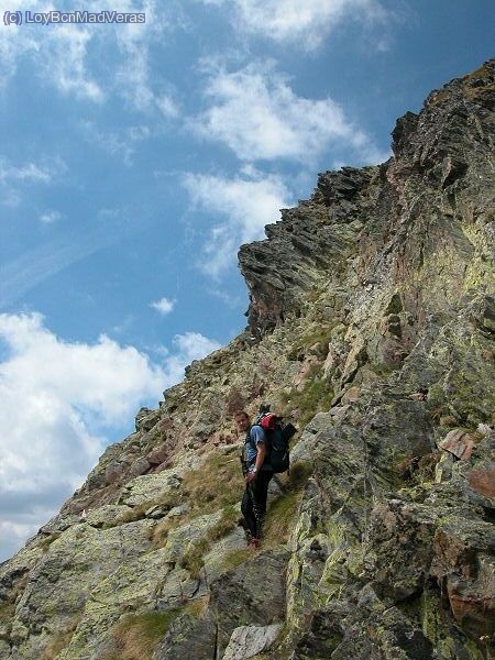 Nos dirijimos a la trepada... no esperavamos que estuviera tan descompuesta