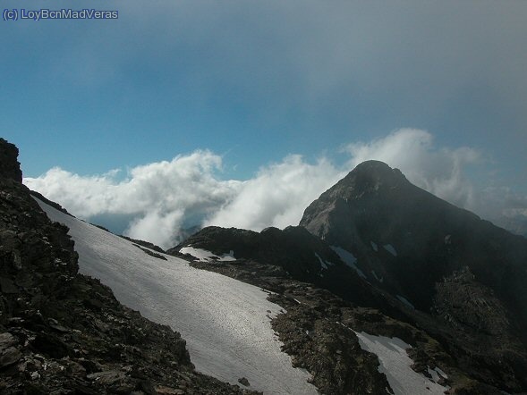 El RobiÃ±era subiendo a la Munia