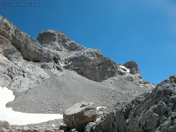 En la cubeta superior