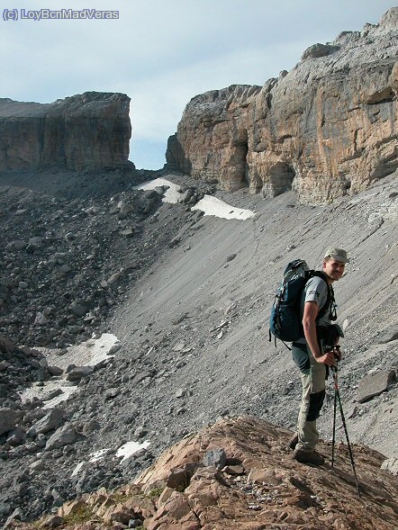 Antes del Paso de los Sarrios. Madveras con la Brecha.