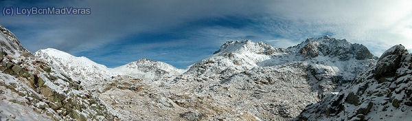 Panoramica completa del circo, desde el Peguera al Pic de Tort