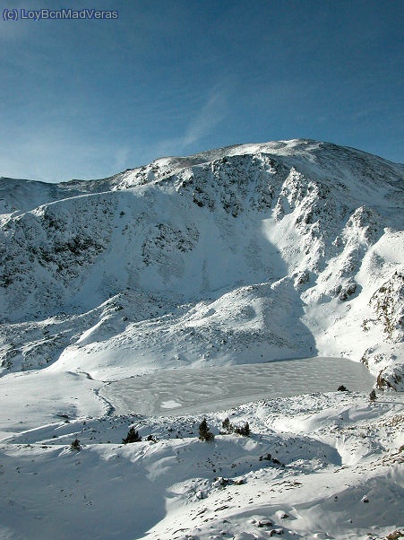 Segundo lago y al fondo, Pic de les Fonts

