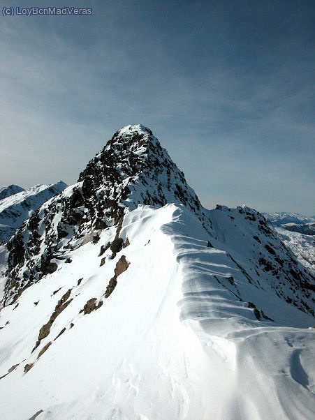 Una bonita cresta, es corta pero bastante aerea