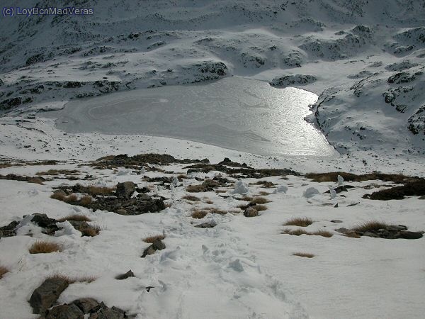 Resto de un alud. Ya volvemos