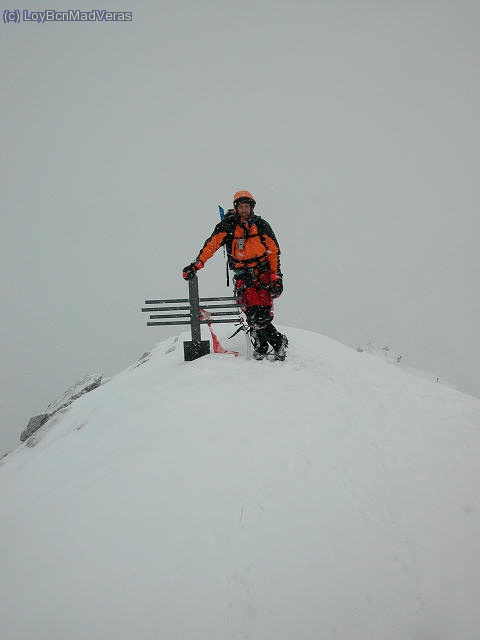 MadVeras en la cima del Gra de Fajol Gran (2708m)