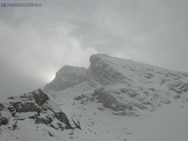 Gra de Fajol entre la nevada