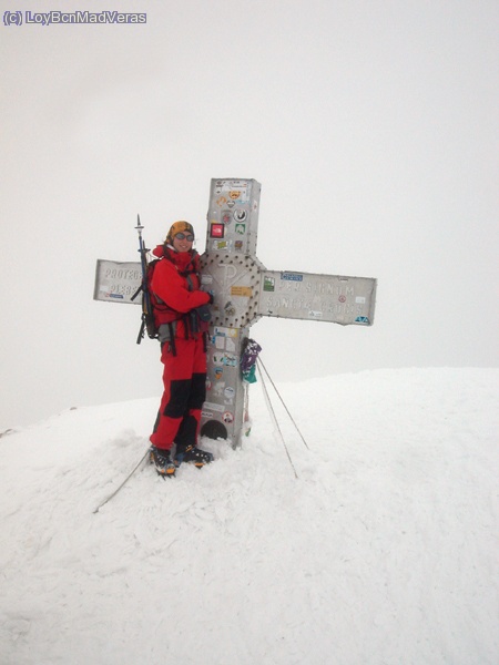 Loybcn en la cima del Aneto