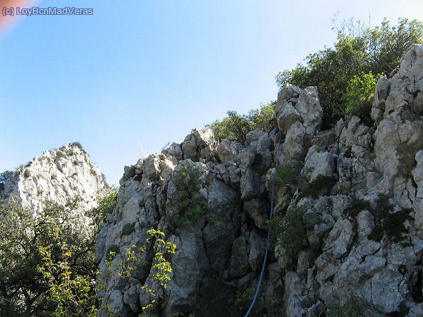Inicio del tercer largo. Es caminar