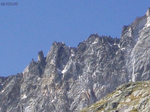 El primer gendarme, la torre de salenques i els dos ressalts