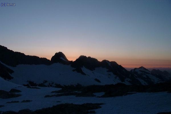 Primeros rayos de sol.