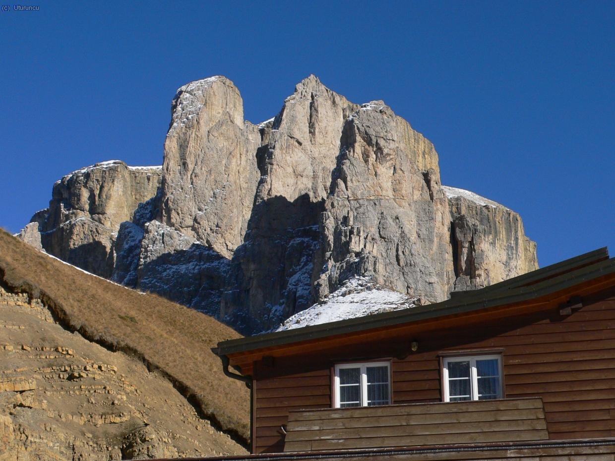 Gruppo Sella desde el Passo Sella (2244m)