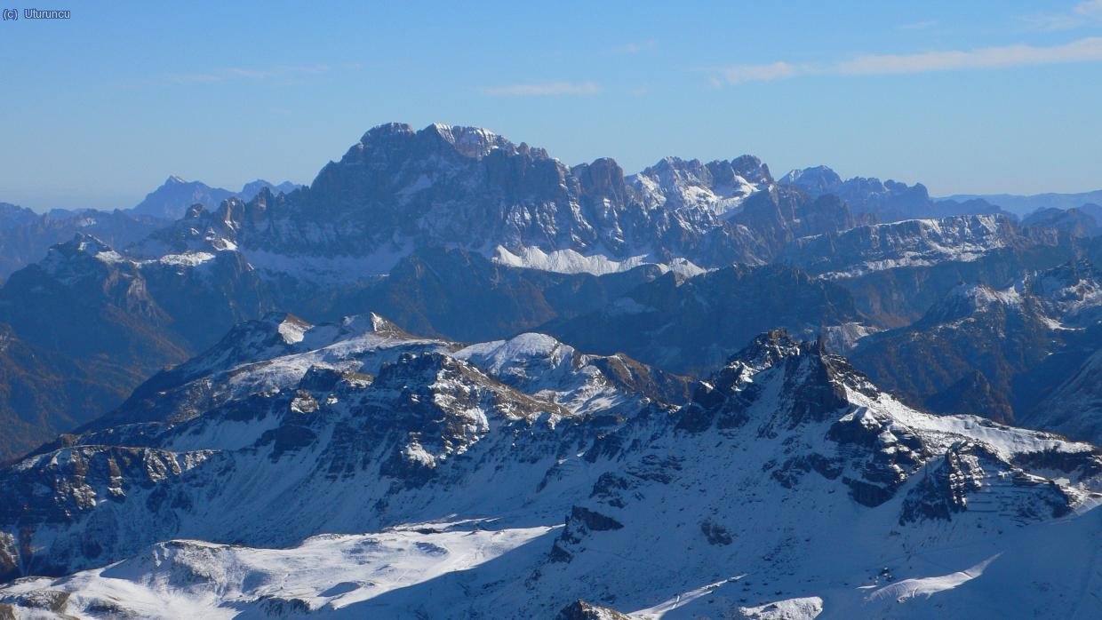 Civetta (3220m) desde el Piz Boe