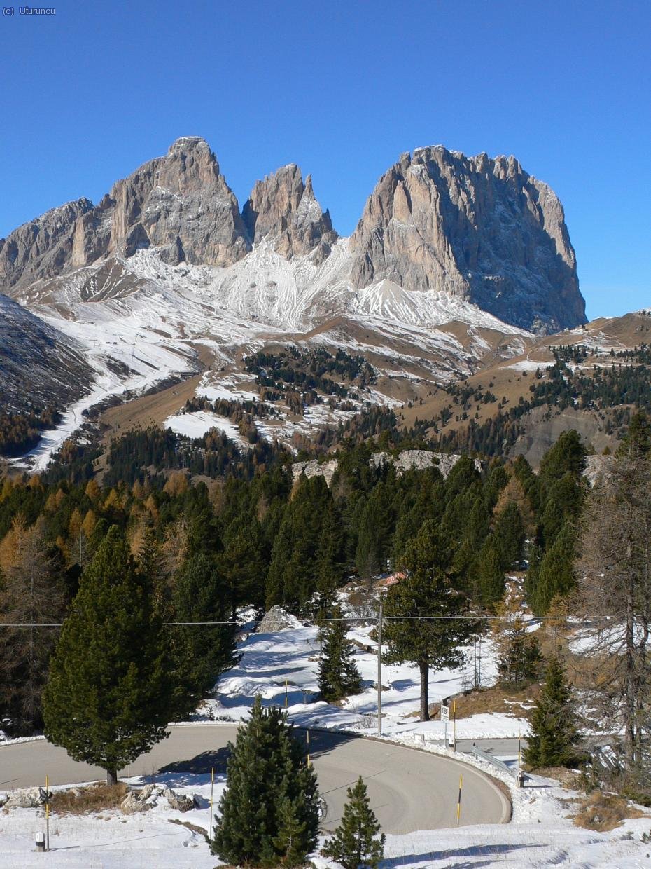 Sassolungo desde el Passo Pordoi