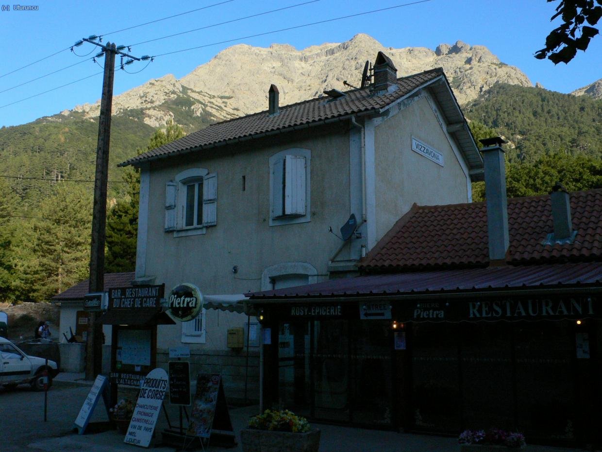 Estaci&oacute;n de ferrocarril de Vizzavona (920m), punto central del GR20