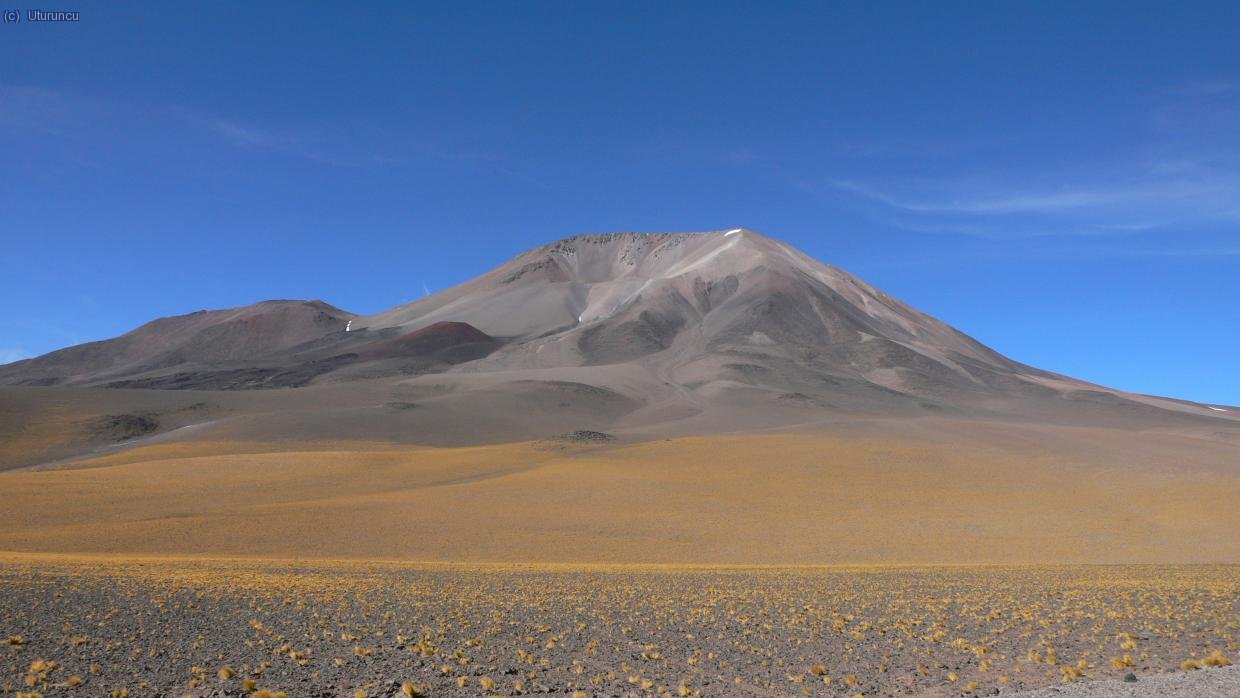 San Francisco desde la pampa de Las Grutas (4000m, lado argentino)