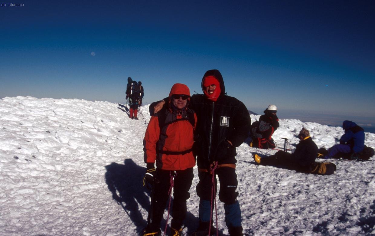 En la cima del Cotopaxi
