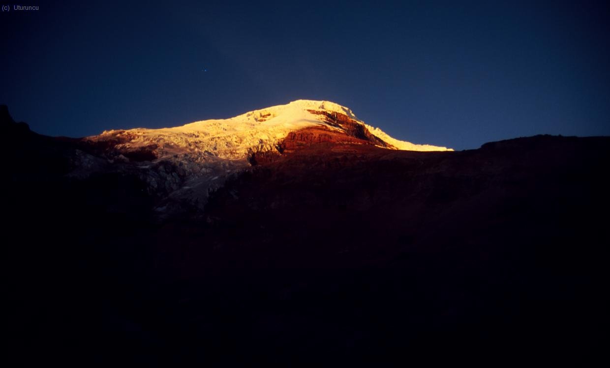 Chimborazo al atardecer
