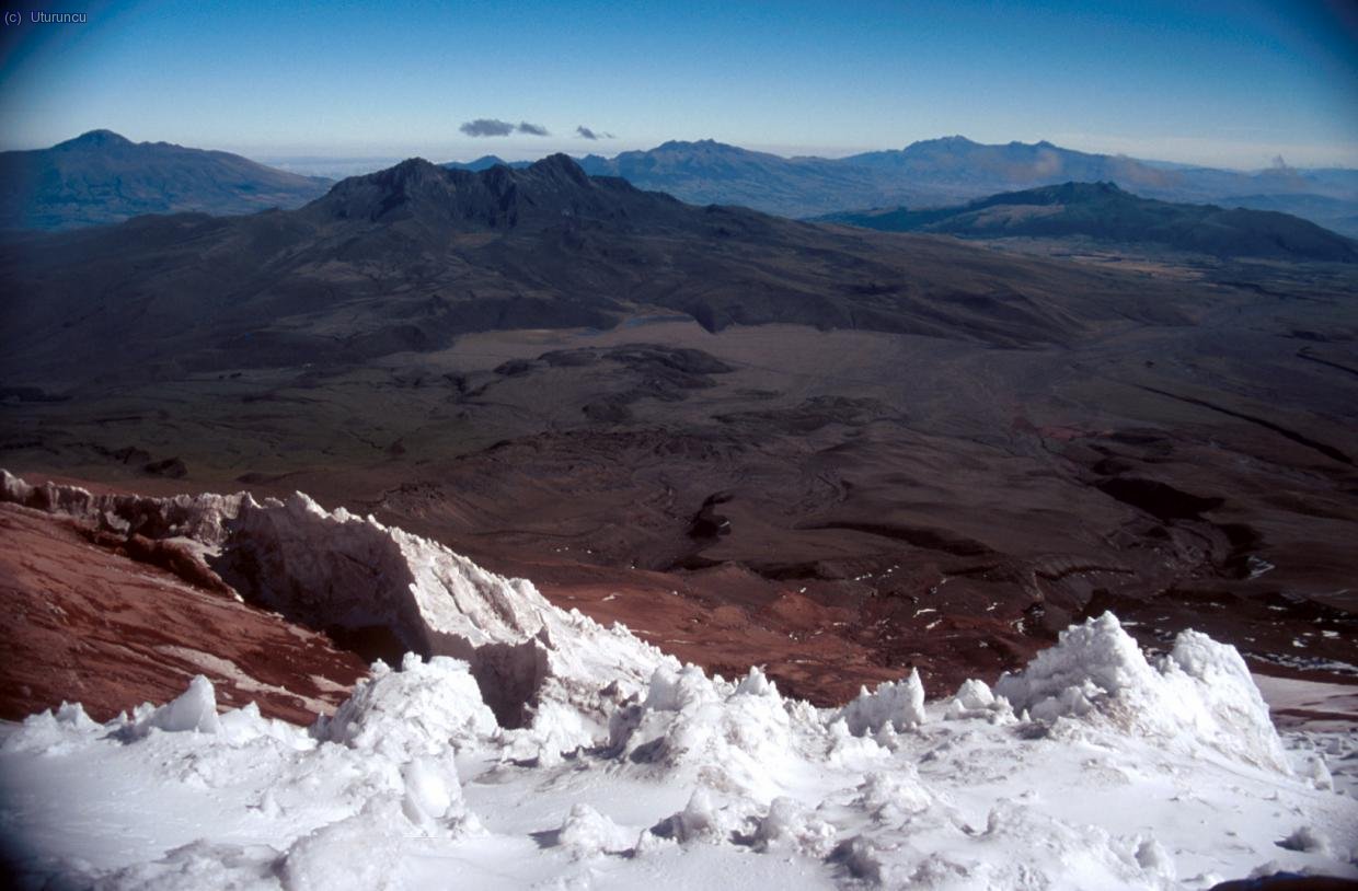 Zona baja del glaciar del Cotopaxi