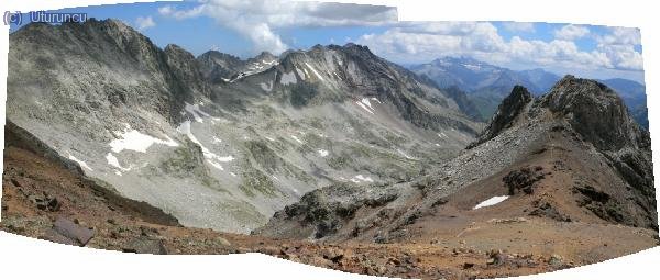 Panorama desde Clarabide: Gourgs Blancs, Seil de la Baca y G&iacute;as