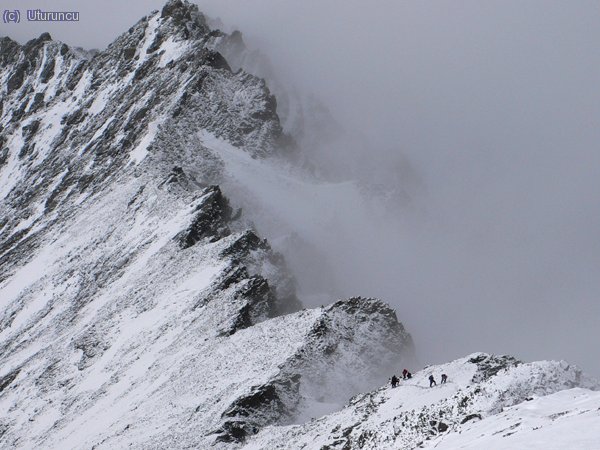 Cresta cimera, desde la cumbre