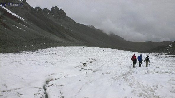 Traves&iacute;a del glaciar del Stok Kangri (5200m)
