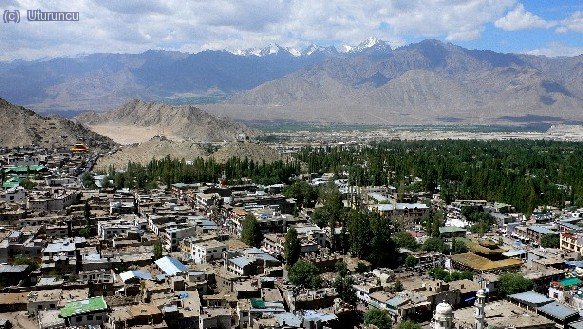 Panorama dede el palacio de Leh (3700m)