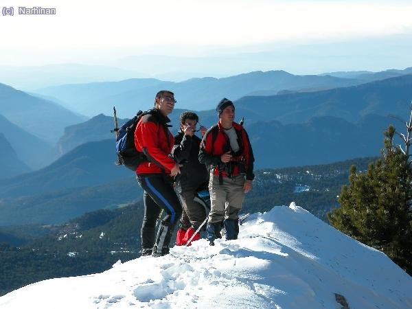 Assolida la Roca Blanca la gran panoràmica també s´obre al Nord (Cristina Segura)