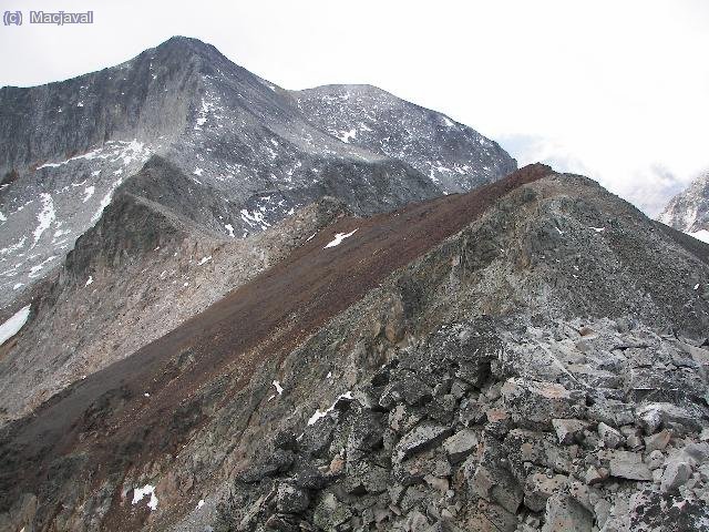 Cresta a seguir hasta el Perdiguero