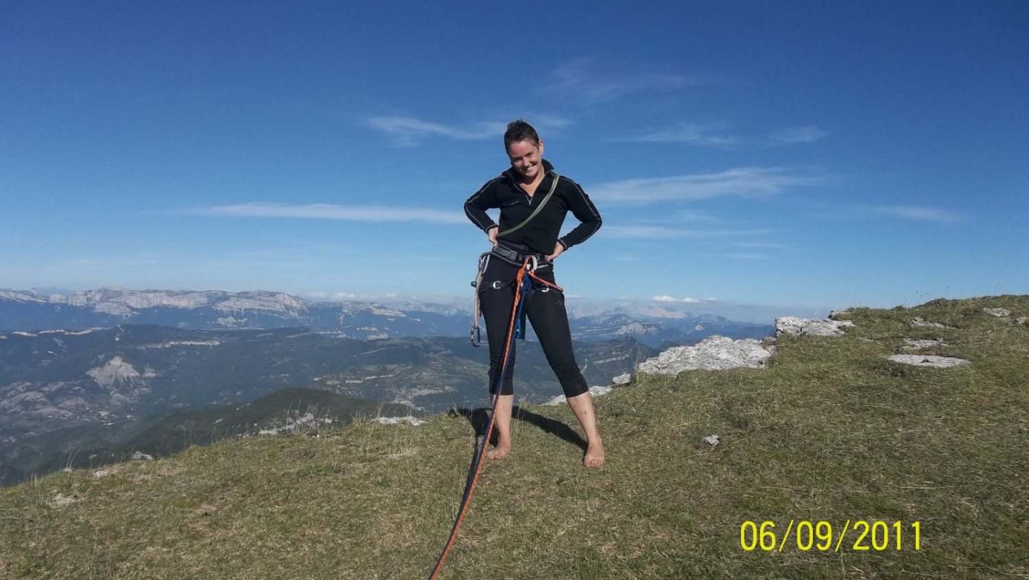 un regalo de vistas tras la escalada.......