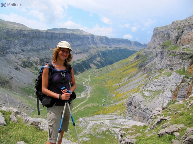 Con el Valle de Ordesa al fondo