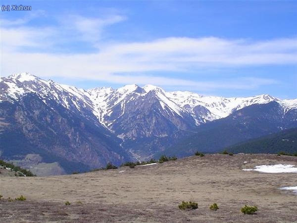 Pirineu vist desde Coll de Lliens