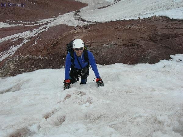 Dave saliendo a la arista