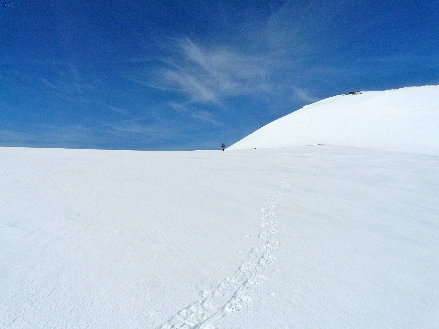 La immensitat de la muntanya.