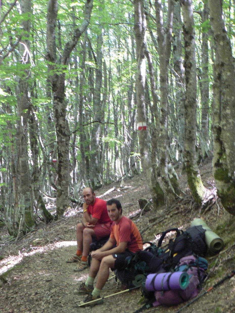Subida al collado Kakueta.