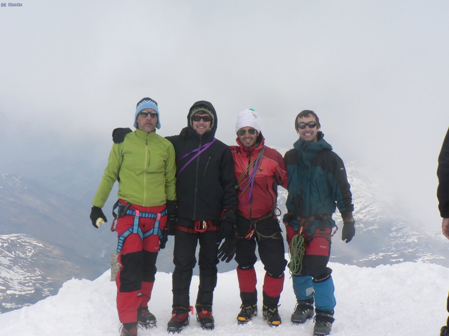 Cima del Pico Aspe, 17/04/2010