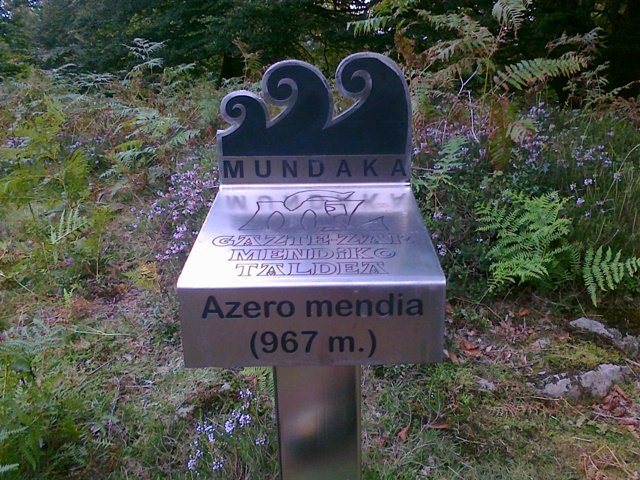 MONTE AZERO. Gorbeia.