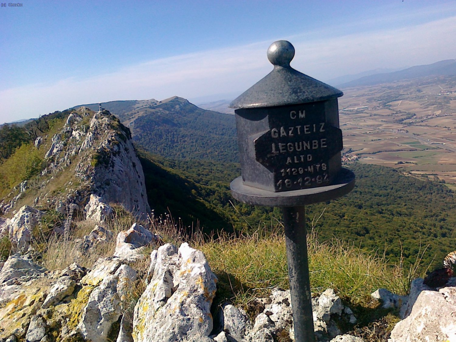 Launbe o Legunbe. Sierra de Entzia. Lado navarro.