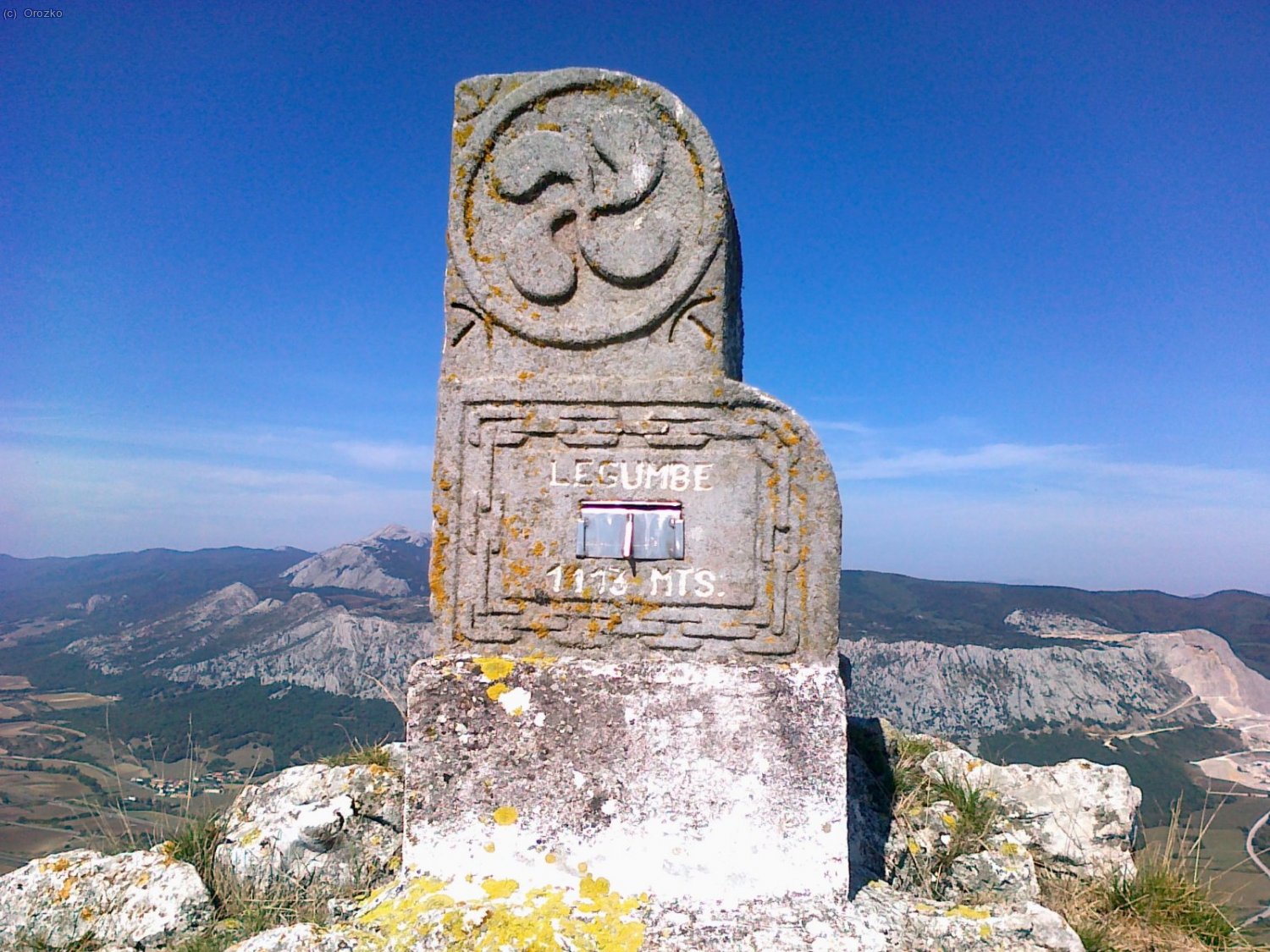 Launbe o Legunbe. Sierra de Entzia. Lado Alav&eacute;s.