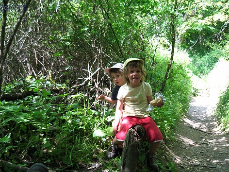 Vem quedar-nos a dinar, per pguer fer la ruta amb molta calma
