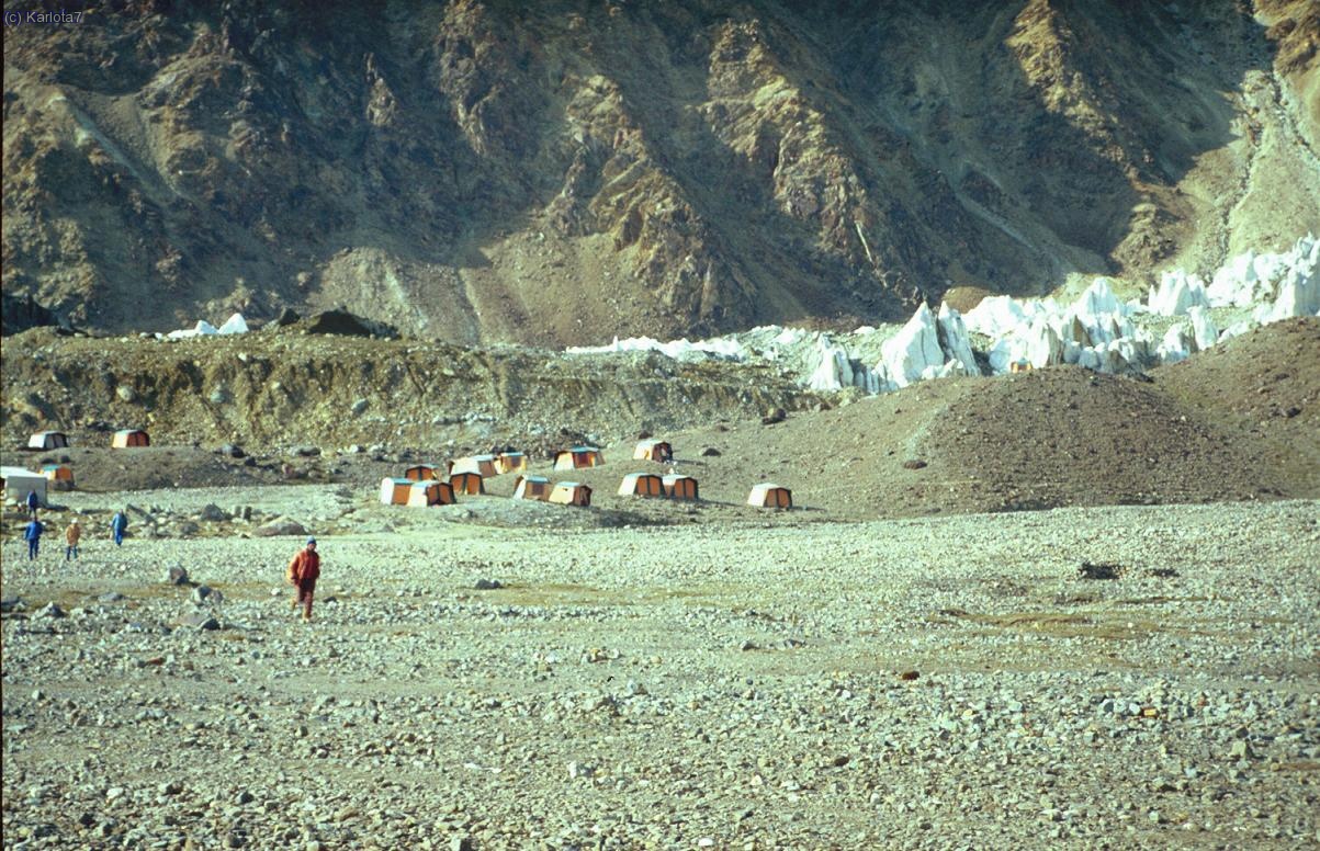  Lugar de instalacion del Campo Base.