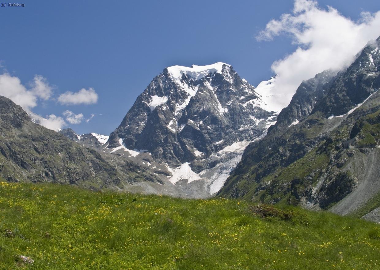 Mont Collon. Final de la Sisena etapa a Arolla.