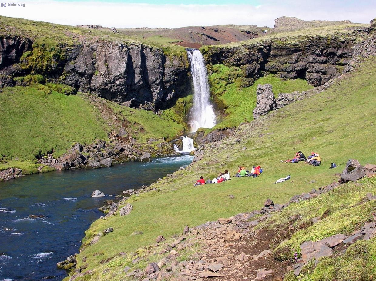 Excursi&oacute; pel riu Skoga