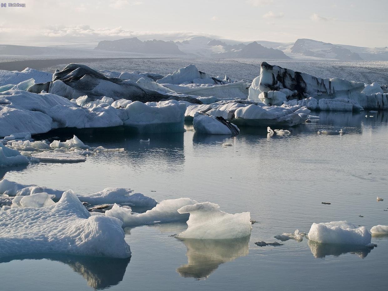 Jokulsarlon, llac format a la glacera Vatnaj&ouml;kull