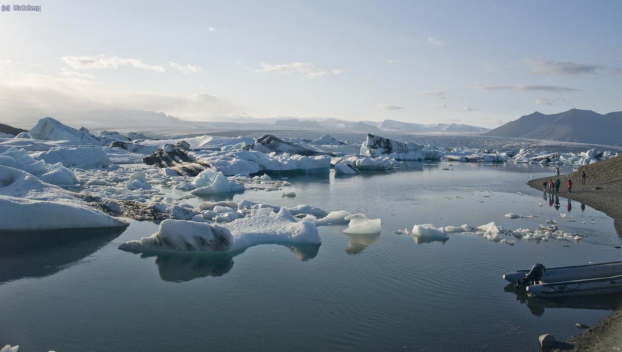 Jokulsarlon, llac format a la glacera Vatnaj&ouml;kull