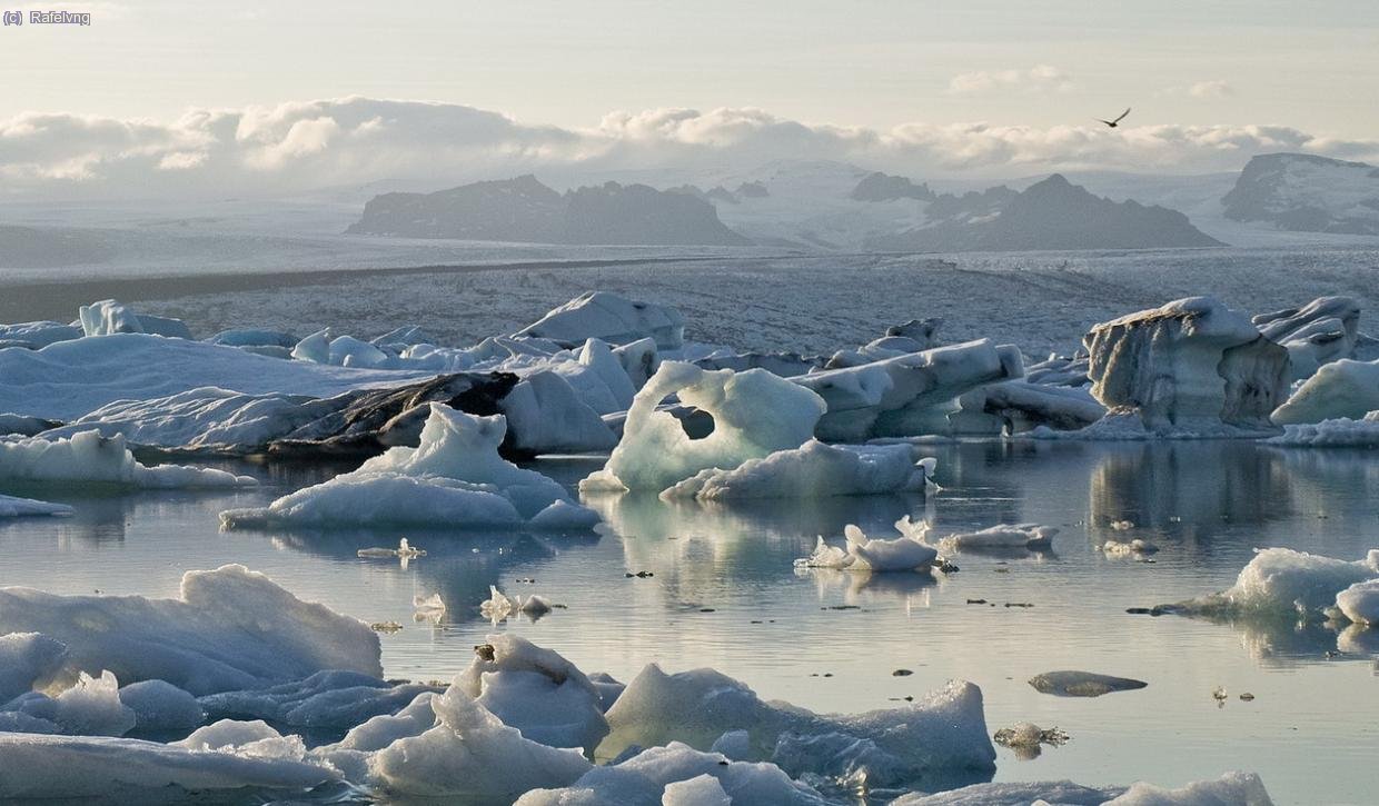Jokulsarlon, llac format a la glacera Vatnaj&ouml;kull