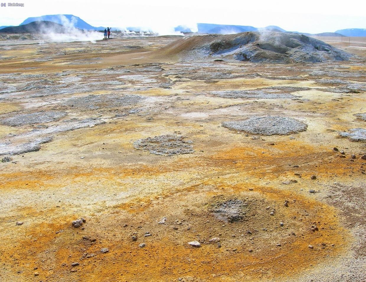Excursi&oacute; pels voltans del llac Myvatn