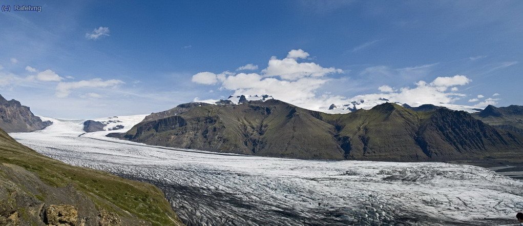 Parc Skaftafell. Glacera Vatnaj&ouml;kull