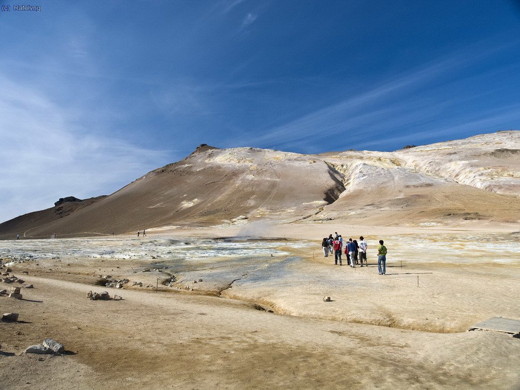 Excursi&oacute; pels voltans del llac Myvatn